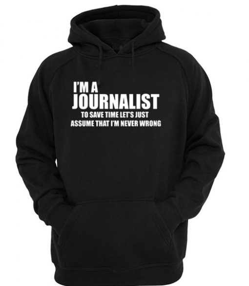 journalist hoodie