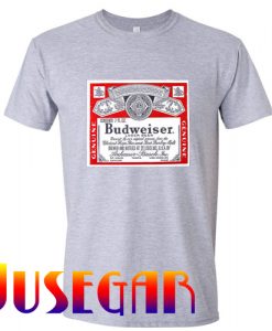 Budweiser Lager Beer Logo T Shirt