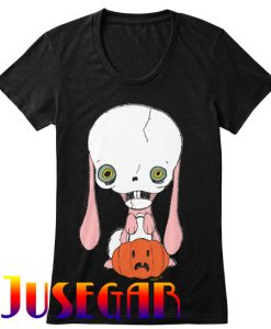Skull Bunny Halloween T Shirt