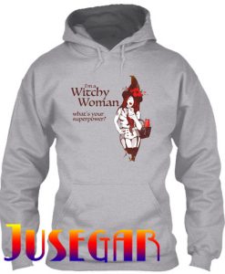 Witchy Woman Superpower Halloween Hoodie