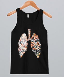 A lung made of flowers Tank Top