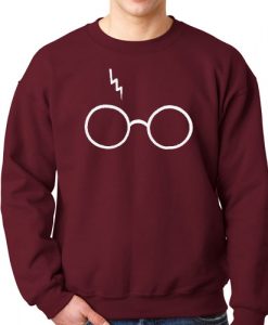 Harry Potter Lightning Glasses Sweatshirt