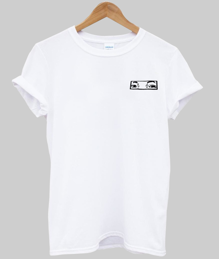 designer t shirt with eyes