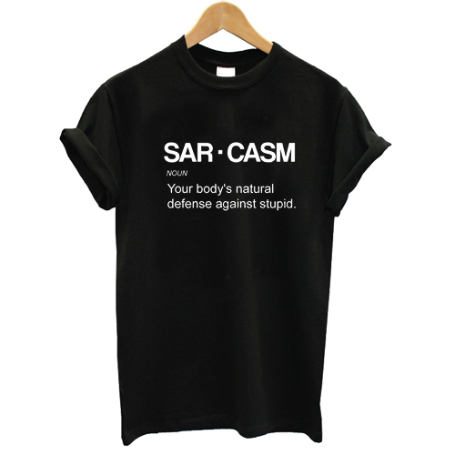 spencer's sarcasm shirt