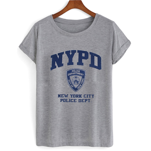 new york police department t shirt