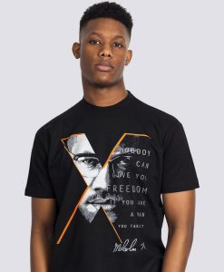 Malcolm X Graphic Black T-shirt