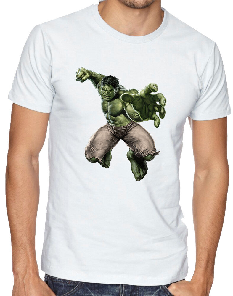 The Hulk Superhero Cartoon Character Movie Comics Men Women Unisex T-shirt