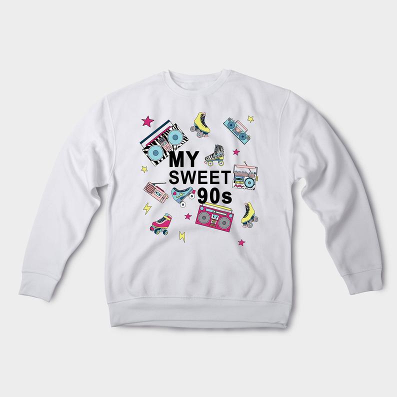 90s graphic sweatshirt