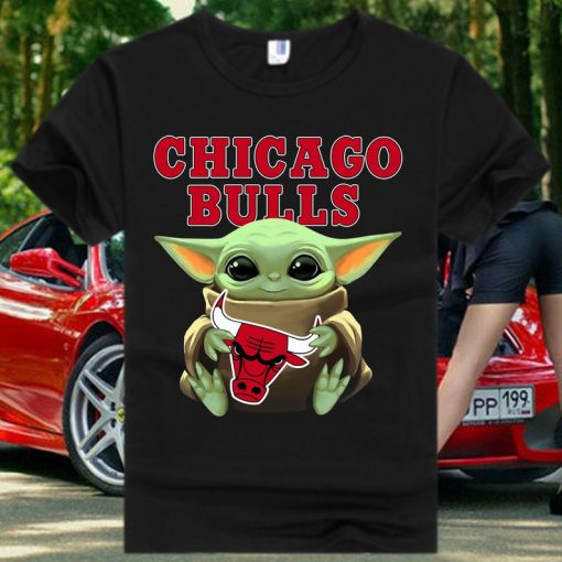 Chicago Bulls Baby Yoda Star Wars T Shirt