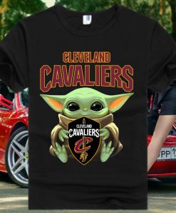Cleveland Cavaliers Baby Yoda Star Wars T Shirt