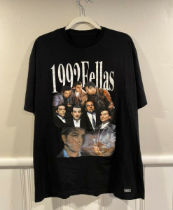 1992 Fellas Goodfellas Characters Vintage Movie T-Shirt